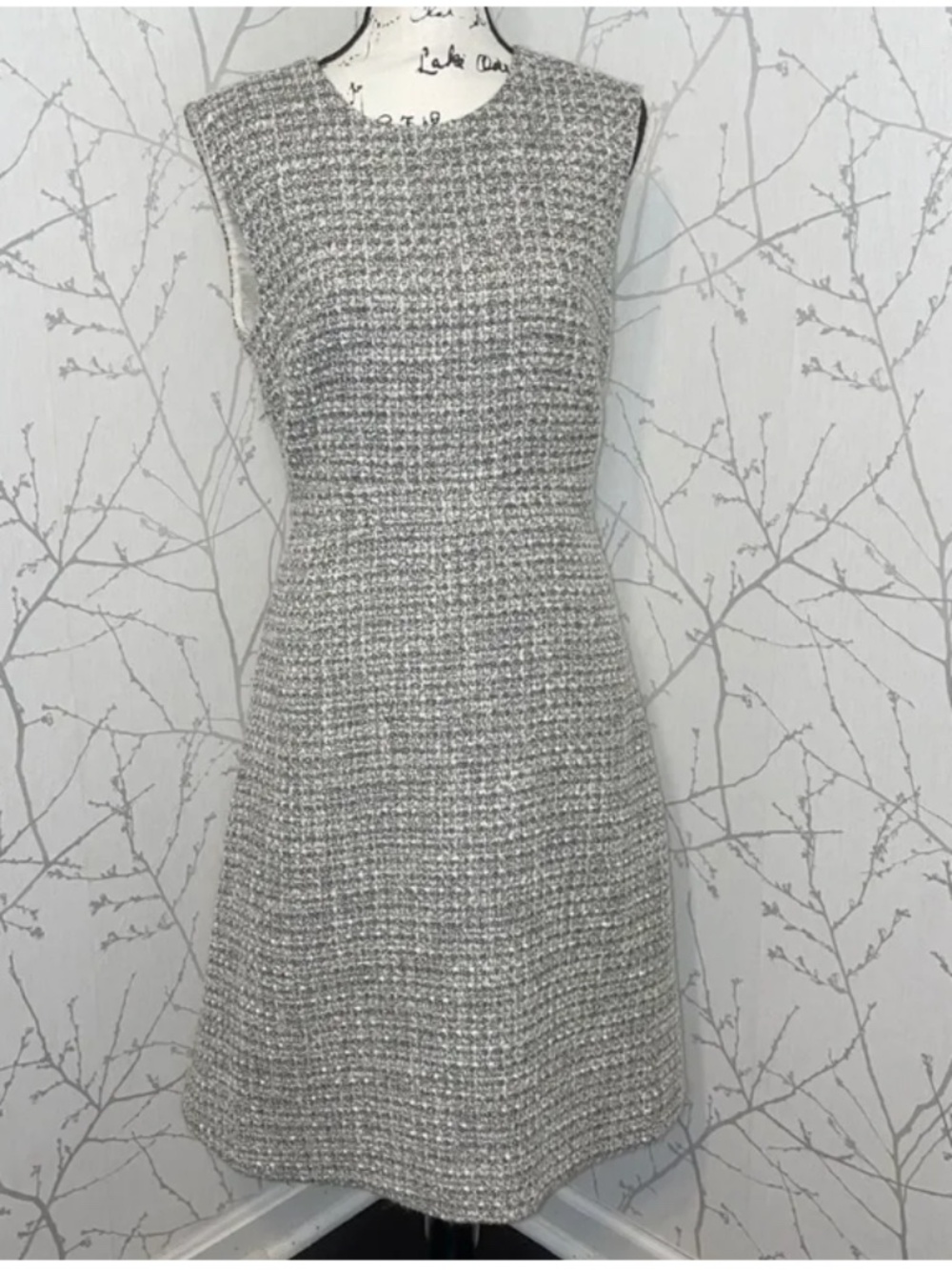 J Crew Shimmer Tweed Dress